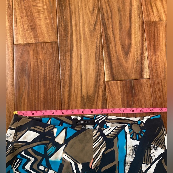 EUC Lafayette 148 New York Pant Tribal Print Size 2 - Picture 8 of 8